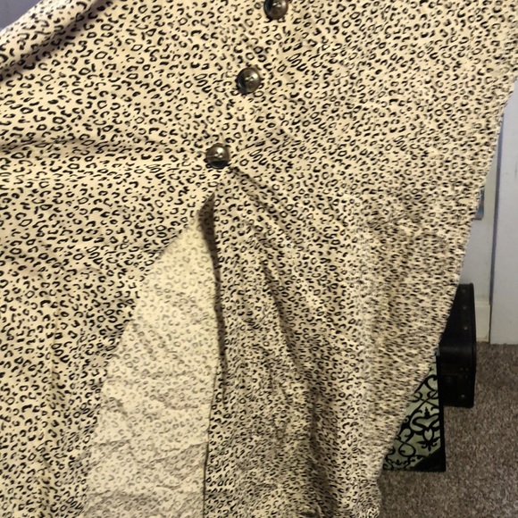 Japna size medium leopard print tan dress - Picture 3 of 4